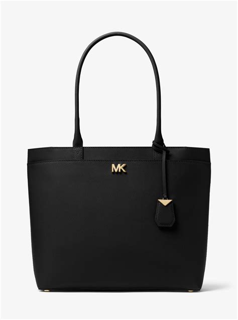 michael kors maddie large lg|Maddie Large Crossgrain Leather Tote Bag .